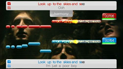 Harmonizing in-game in 'SingStar Queen' for PS3