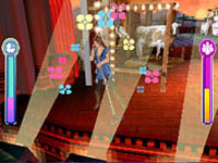 Performing onstage in 'Walt Disney Pictures Presents Hannah Montana The Movie'