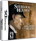 'Sherlock Holmes: The Mystery of the Mummy' game logo