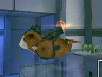 Using a jetpack in 'G-Force' the video game