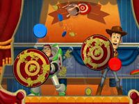 All your favorite Toy Story characters in 'Toy Story Mania!'
