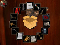 The evolving and easy to read game map and menus in Safecracker: The Ultimate Puzzle Adventure