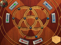 A complicated rotating puzzle from Safecracker: The Ultimate Puzzle Adventure