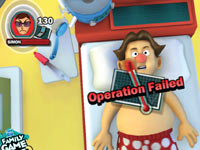 Multiplayer Operation gameplay screen from Hasbro Family Game Night 2 Multiplayer Operation gameplay screen from Hasbro Family Game Night 2
