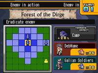 Turn-based gameplay in 'Hero's Saga: Laevatein Tactics'