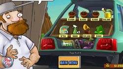 Fun upgrade stystem in 'Plants vs. Zombies'