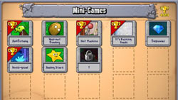 PopCap themed mini-games in 'Plants vs. Zombies'