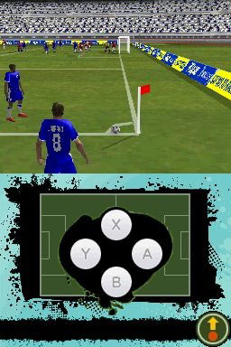 A header at midfield in FIFA Soccer 10