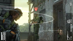 Two player co-op screen from Metal Gear Solid Peace Walker