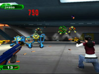 Four different characters available in NERF: N-Strike Elite