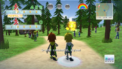 Multiplayer screen from Walk It Out!