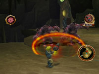 Jak laying down some fire in in Jak and Daxter: The Lost Frontier Jak laying down some fire in in Jak and Daxter: The Lost Frontier
