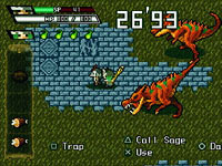 Old school graphics screen from Half-Minute Hero