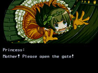 A scene from the archer princesses storyline in Half-Minute Hero