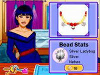 In-game creation ready for sale to customer in Style Lab: Jewelry Design