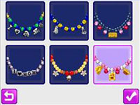 Simple to use necklace design template in Style Lab: Jewelry Design