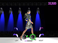Controlling a model using the Wii Remote and Nunchuk in Project Runway the Video Game