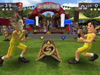 Using Wii Remotes in the lumberjack competition from Deca Sports 3