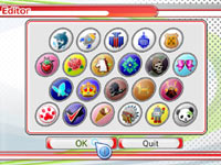 In-game customization using the team editor in Deca Sports 3