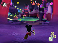 Mickey in mission play in Disney Epic Mickey