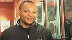Gus Johnson, play-by-play commentator for Madden NFL 11 Gus Johnson, play-by-play commentator for Madden NFL 11