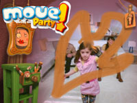 Coloring mini-game from Move Party!