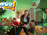 The Chick mini-game from Move Party!