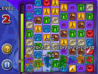 Match 3 game included in Casual Mania