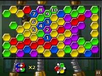 A hex gem matching game from TouchMaster 3