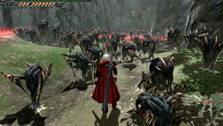 Classic hack and slash play in 'Devil May Cry 4'