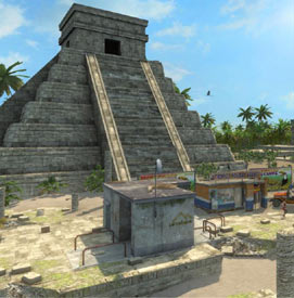 A unique blend of old and new cultures seen through archetecture in Tropico 3