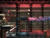 Using the foam ability while platforming in Shadow Complex