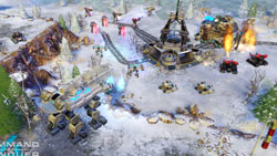 Battle in the snow from Command & Conquer 4: Tiberian Twilight Battle in the snow from Command & Conquer 4: Tiberian Twilight