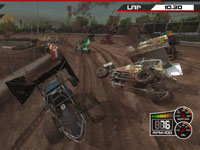 Multiplayer game example from World of Outlaws: Sprint Cars