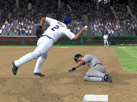 Turning a double play at second in MLB 10: The Show