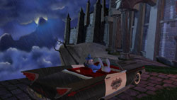 Driving the Desoto on the way to a zombie apocalypse in Sam & Max: Beyond Time and Space
