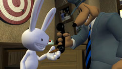 Debugging a phone in Sam & Max: Beyond Time and Space