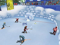 Multiplayer Ice Hockey in Winter Blast: 9 Snow & Ice Games Multiplayer Ice Hockey in Winter Blast: 9 Snow & Ice Games