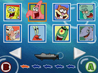 Boat customization screen from Spongebob's Boating Bash Boat customization screen from Spongebob's Boating Bash