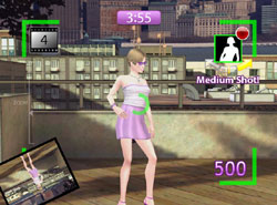 Photoshoot screen from Project Runway the Video Game Photoshoot screen from Project Runway the Video Game