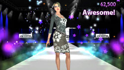 Model on the catwalk in Project Runway the Video Game Model on the catwalk in Project Runway the Video Game