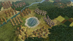 Large scale battle in Sid Meier's Civilization V