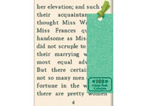 Bookmarker functionality in 100 Classic Books