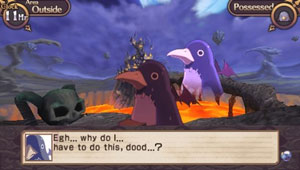 A Prinny protesting your directions in Disgaea Infinite