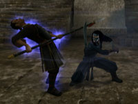 Playing as the Blue 
Spirit in The Last Airbender
