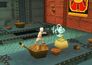 Aang unleashing an elemental blast at you in The Last Airbender