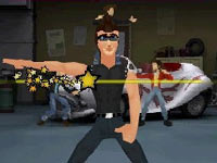 Danny doing Greased Lightnin' in Grease for DS and DSi