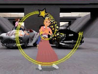 Using the DS stylus to complete dance moves in Grease for DS and DSi