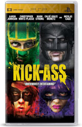 PSP oriented cover for the movie Kick-Ass, included in the PSP Limited Edition God of War: Ghost of Sparta Entertainment Pack