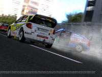 Two cars spinning out and taking damage in Gran Turismo 5